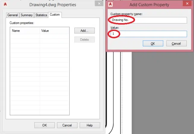 Using Title block template