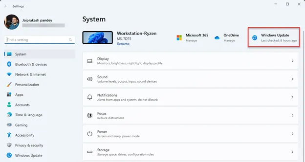 Update operating system