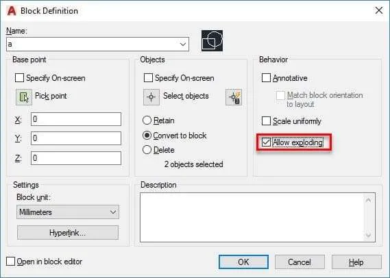 Can’t explode blocks