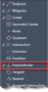 Perpendicular