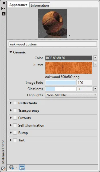 Creating Material