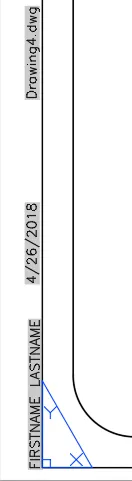 Using Title block template