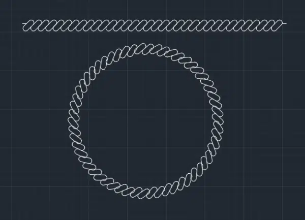 Making linetypes with complex shapes