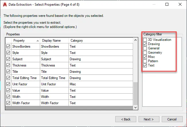 Data Extraction Table
