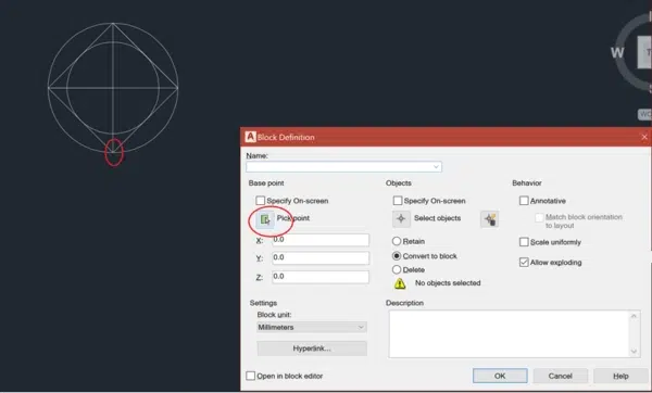 From Block Option