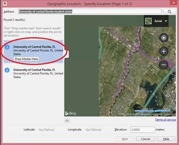 Using Bing Maps