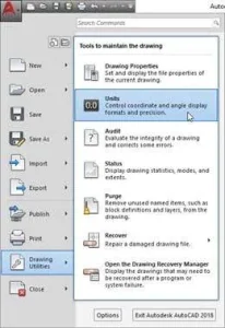 Setting Drawing Units