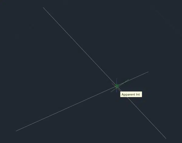 Apparent Intersection