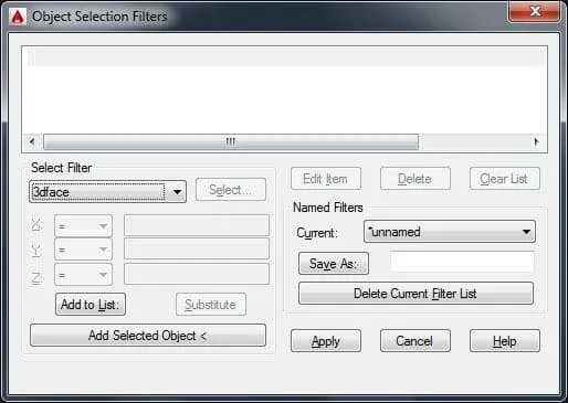 object-selection-filter