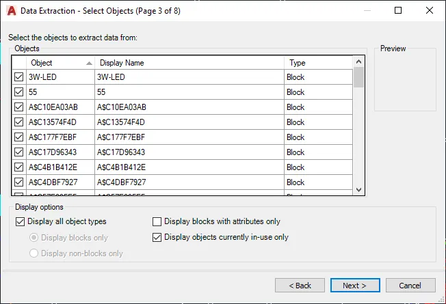 Data Extraction Table