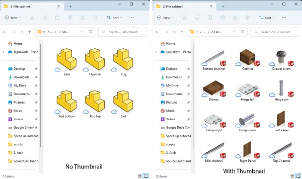 Tip 13: Showing file thumbnails in explorer
